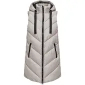 JDY Gilet 'JDYSkylar' gris clair / noir