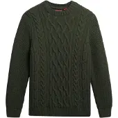 Superdry Jacob Cable Sweater Vert XL Homme
