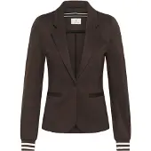 Kaffe Blazer 'KAKinnie' brun foncé / blanc