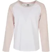 Urban Classics T-Shirt rose clair / blanc