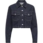 ONLY Veste mi-saison 'ONLHeather' bleu foncé