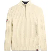 Superdry Pull-over crème / bleu / rouge