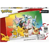 Nathan Puzzle 150 pièces : Pokémon : Evoli et ses évolutions