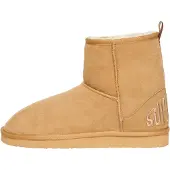 Superdry Femme Suède Logo Brodé Sherpa Bottines, Marron Clair - Pointure: 5-6