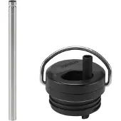 Klean Kanteen Tkwide Straw And Cap Set Argenté