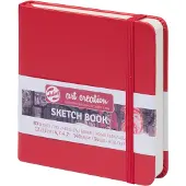 Talens Art Creation Carnet Croquis 12x12 cm - 80 feuilles - 140g - rouge - Royal Talens