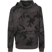 Build Your Brand Camo Hoodie Gris M Homme