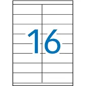 APLI 1287 Box Multipurpose Label 105x35 Mm Clair