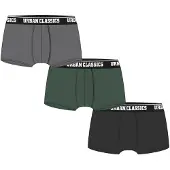 Urban Classics Boxers gris clair / vert foncé / noir / blanc