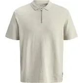 Jack & Jones Emil Short Sleeve Polo Beige S Homme