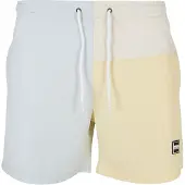 Urban Classics Shorts de bain bleu clair / jaune clair / blanc