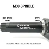 Praxis M30 Bottom Bracket Bearing Argenté