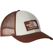 The North Face Casquette 'Mudder' brun foncé / blanc cassé