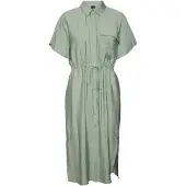 Vero Moda Robe Midi à Manches Courtes Iris