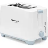 Orbegozo TO 3020, 2 tranches, Gris, Blanc, Pivotant, 750 W, 220 - 240 V, 50/60 Hz