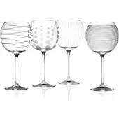 MIKASA Set Of 4 Balloon Glasses Clair