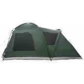 vidaXL Tente de type cabane, 8 personnes, vert armée, polyester et acier