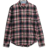 Superdry Chemise crème / marine / rouge foncé
