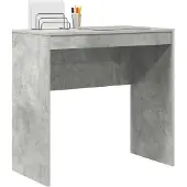 vidaXL Bureau Béton Gris 80 x 40 x 76 cm