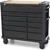 HBM servante 11 tiroirs 109 cm noir