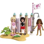 Playmobil X Barbie Beach Fashion Construction Game 54 Pieces Rose Enfants