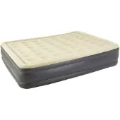 JILONG Avenli 24042 Matelas gonflable avec pompe intégrée 203 x 157 x 47 cm, beige