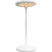 Nedis Lampe de bureau LED avec miroir, intensité réglable, 3 modes, rechargeable
