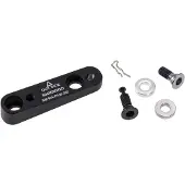 Shimano Flat Mount 160 Mm To Flat Mount 180 Mm Disc Brake Caliper Adapter Noir
