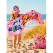 Ryhmä Hau Lot comprenant une serviette et un sac « Paw Patrol »