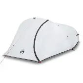 vidaXL Tente de camping dôme 4 personnes blanche foncée étanche à l'eau