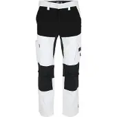 Herock Pantalon multi-poches Blanc Noir - Herock HK101 - Taille S / 42