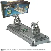 Noble Collection Wand Stand Slytherin 20 Cm Argenté