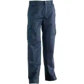Herock Pantalon de travail multipoches Thor Bleu Marine XL