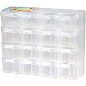 Hama Strijkkralen Opbergbox Set met 16 opbergdoosjes