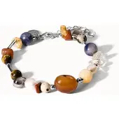 Purelei Bracelet 'Hawaiian Sunset' beige / marron / transparent / blanc