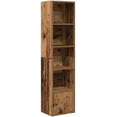 vidaXL Bibliothèque vieux bois 31x24x127 cm bois d'ingénierie