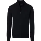 Casamoda Cardigan Zippé Noir