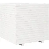 vidaXL Jardinière blanc 70x70x72 cm bois de pin massif