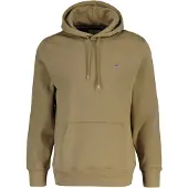 Gant pour homme. 2007058 Sweat à capuche Shield taupe (L), Casuel, Coton