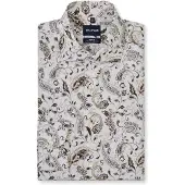 Olymp Level Five Body Fit Chemise beige, Paisley