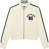 Superdry Veste de survêtement 'Athletic Applique' blanc cassé