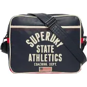Superdry Sac à bandoulière 'Retro Alumni' beige / marine