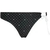 Karl Lagerfeld Bas de bikini noir / blanc