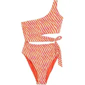 Scalpers Maillot de bain orange / blanc