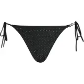 Karl Lagerfeld Bas de bikini ' Strassbesetzte, freche Bikinihosen ' noir