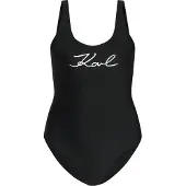 Karl Lagerfeld Maillot de bain noir / blanc