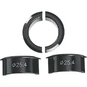 Ergotec 25.4 Mm Stem 31.8 Mm Adaptateur 4 unités Noir Noir One Size