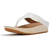 Original Brands Lulu Lux Graphic Weave Toe Post Sandals Blanc EU 37 Femme