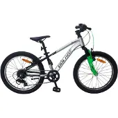 Volare Vélo pour enfants Boost - 26 pouces - 21 vitesses - Argent/Vert