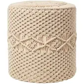 Homescapes Pouf Bohème Macramé Astrid
